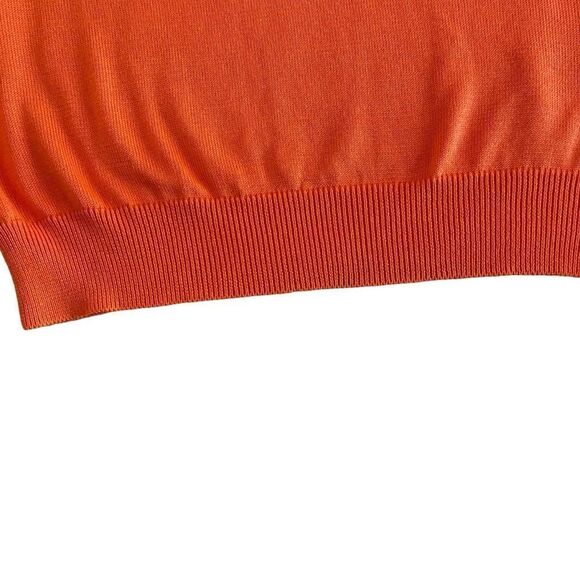 EUC Modcloth Happy Flower Orange Sweater - Picture 6 of 10